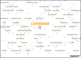 map of Levkádhion