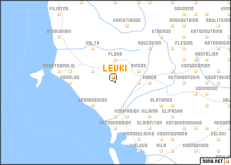map of Lévki