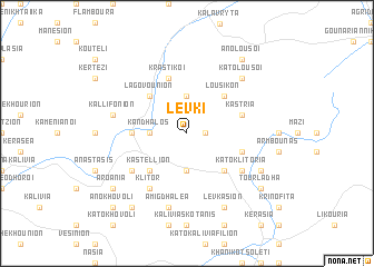 map of Lévki