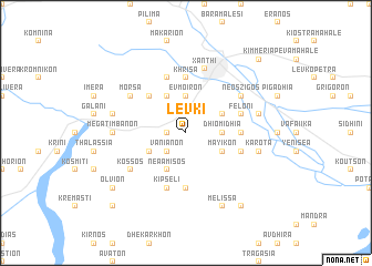 map of Lévki