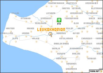 map of Levkokhórion