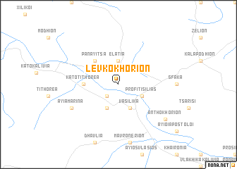 map of Levkokhórion