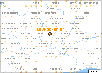 map of Levkokhórion