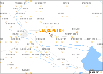 map of Levkópetra