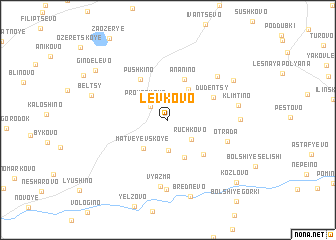 map of Levkovo