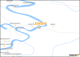 map of Levkovo