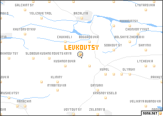 map of Levkovtsy