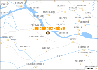 map of Levoberezhnoye