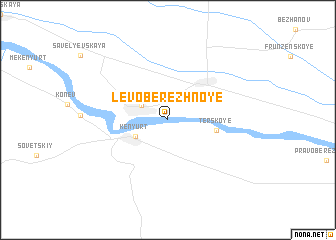map of Levoberezhnoye