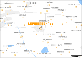 map of Levoberezhnyy