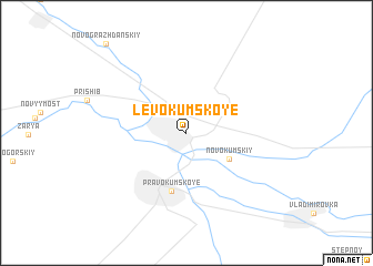 map of Levokumskoye