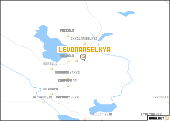 map of Levonanselkya