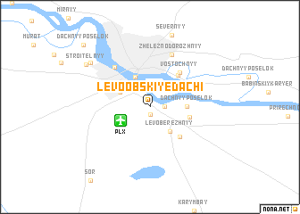 map of Levo-Obskiye Dachi