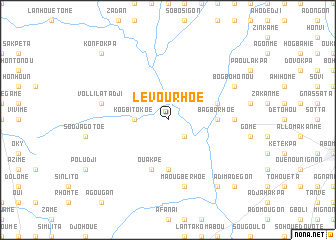 map of Lévourhoé