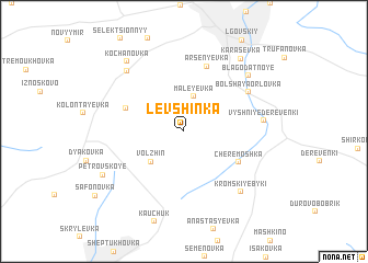 map of Levshinka