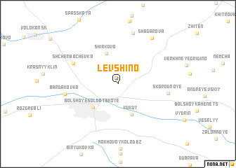 map of Levshino