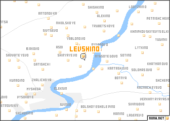 map of Levshino