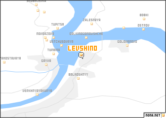 map of Levshino