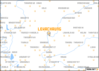 map of Lēwa Chaung