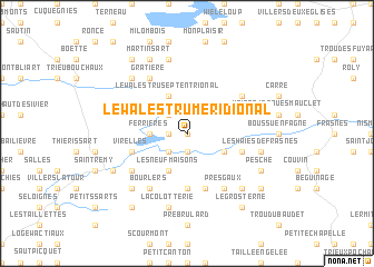 map of Le Walestru Méridional