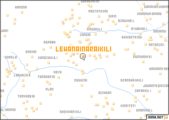 map of Lewanai Narai Kili