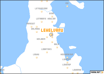 map of Lewelvaru