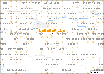 map of LʼEwéréville
