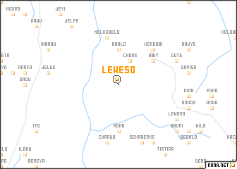 map of Leweso