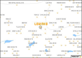 map of Lewinko