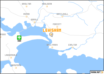map of Lewisham