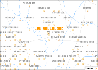 map of Lewisoulovogo