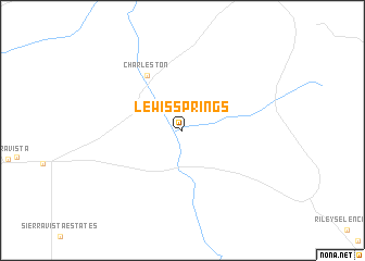 map of Lewis Springs