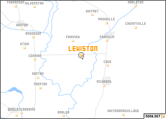 map of Lewiston