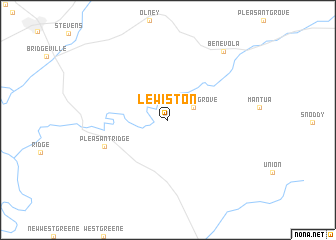 map of Lewiston