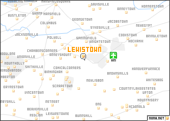 map of Lewistown