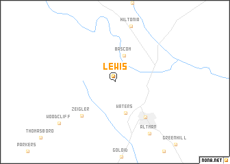 map of Lewis