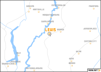 map of Lewis