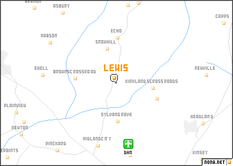 map of Lewis