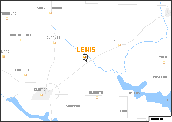 map of Lewis