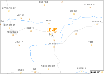 map of Lewis