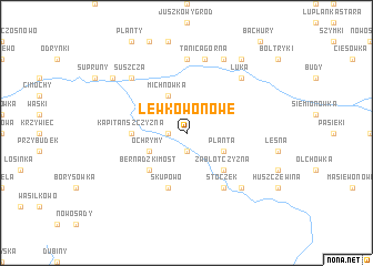 map of Lewkowo Nowe