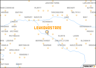 map of Lewkowo Stare