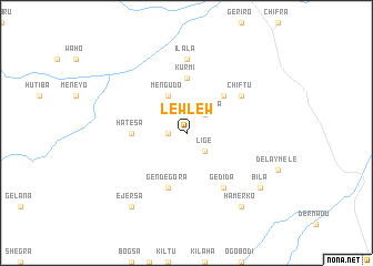 map of Lewlew