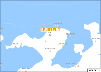 map of Lewotelo