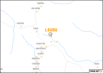map of Lewou