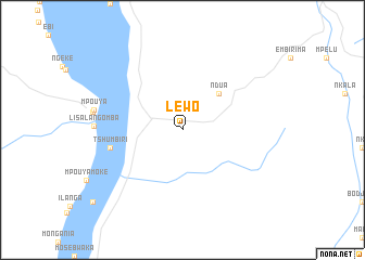 map of Lewo