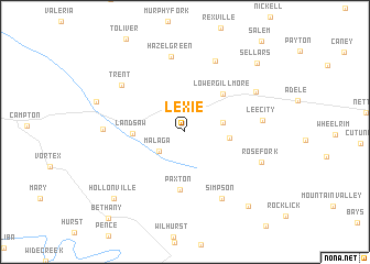 map of Lexie