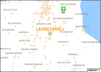 map of Lexington Mill