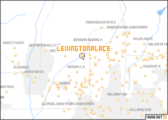 map of Lexington Place