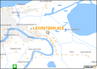 map of Lexington Place